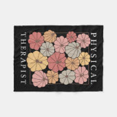 Physikalische Therapie Pumpkin Fall Pt Therapist T Fleecedecke (Vorderseite (Horizontal))