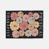 Physikalische Therapie Pumpkin Fall Pt Therapist T Fleecedecke (Vorderseite (Horizontal))