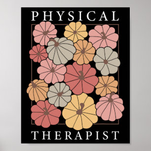 Physikalische Therapie Pumpkin Fall Pt Therapist T Poster