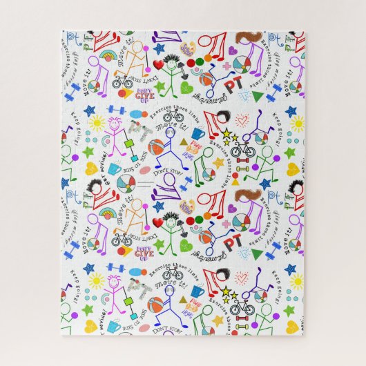 Physikalische Therapie Puzzle (Vertikal)