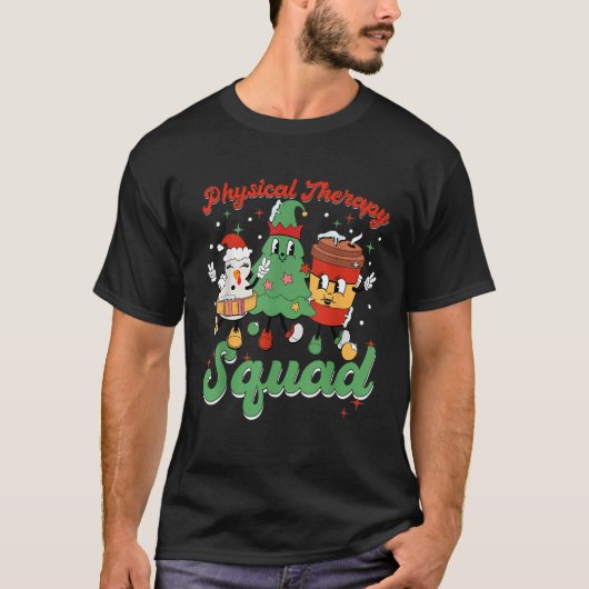Physikalische Therapie Squad Xmas Therapy Team Mer T-Shirt (Vorderseite)