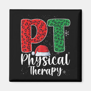 Physikalische Therapie Weihnachts-Weihnachtsmannmü Magnet