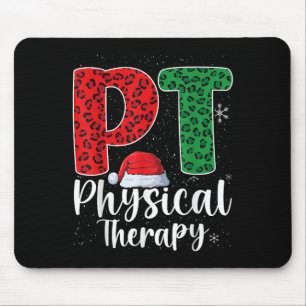 Physikalische Therapie Weihnachts-Weihnachtsmannmü Mousepad