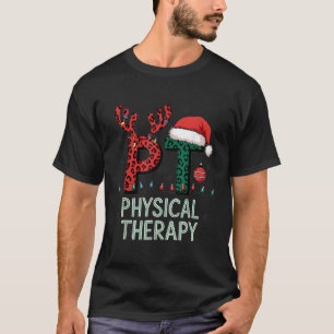 Physikalische Therapie Weihnachts-Weihnachtsmannmü T-Shirt
