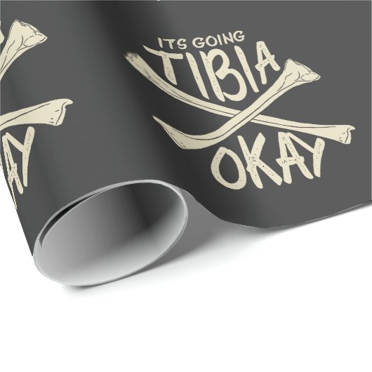 Physikalische Therapie wird bald gut Geschenk gebr Geschenkpapier (Rolleneckpunkt)