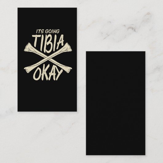 Physikalische Therapie wird bald gut Geschenk gebr Visitenkarte (Vorne/Hinten)