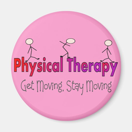 Physikalische Therapiestick-Leute Design Magnet (Vorne)