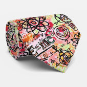 Physikalische und mathematische Symbole für Nerd Krawatte (Gerollt)