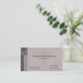 Physikalische Visitenkarte (Stehend Vorderseite)