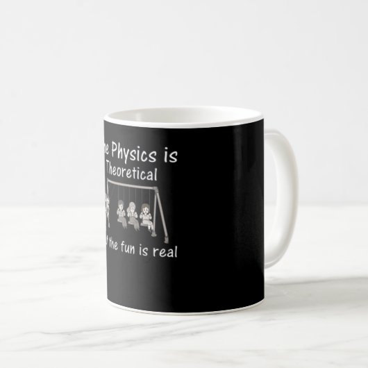 Physikalischer Funny Teacher Geschenk für Physiker Kaffeetasse (VorderseiteRechts)