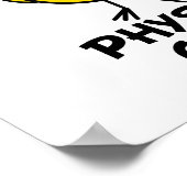 Physikalischer Kick Poster (Ecke)