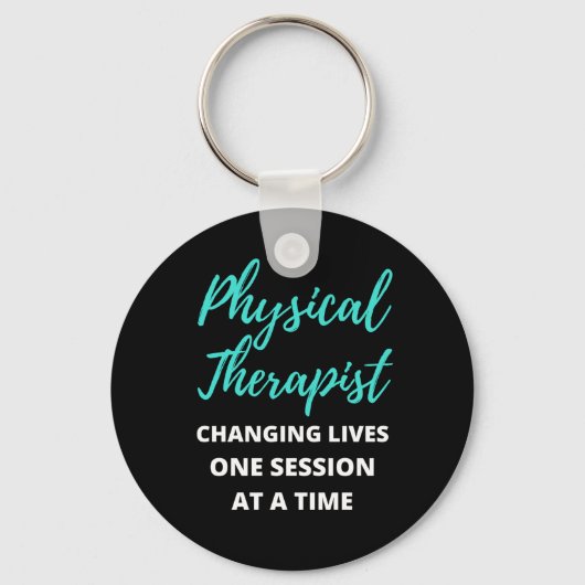 Physikalischer Therapeut, der das Leben einer Sitz Schlüsselanhänger (Vorderseite)