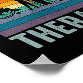 Physikalischer Therapeut Gabe Retro Physikalische Poster (Ecke)