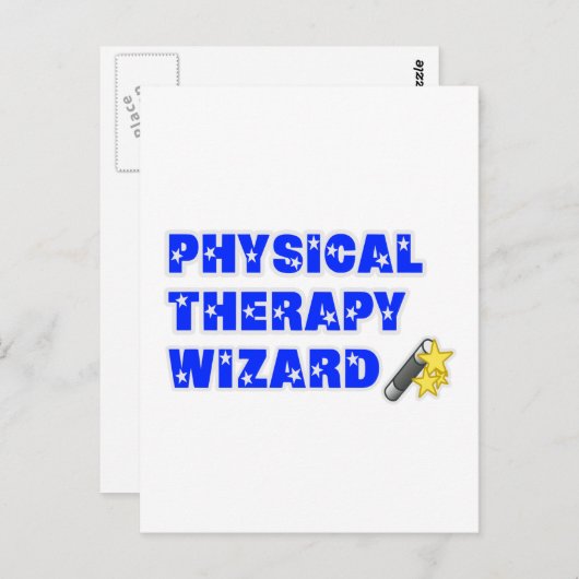 Physikalischer Therapeut Postkarte (Vorne/Hinten)