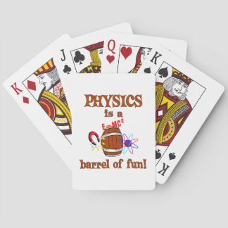 Physikalisches Fass des Spaß Spielkarten