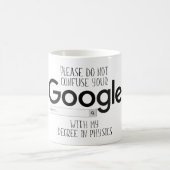 Physikalisches Niveau besser als Google Search Tas Kaffeetasse (Mittel)