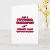 Physikaltherapeut .. Was ist deine Supermacht? Karte (Gelbe Blume)