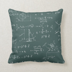 Physikdiagramme und -formeln kissen