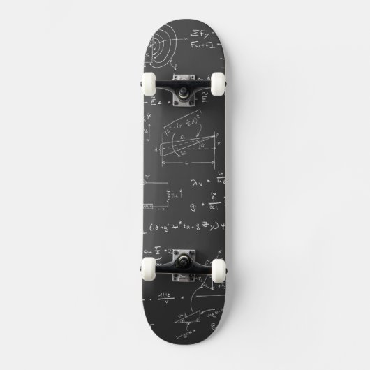 Physikdiagramme und -formeln skateboard (Vorderseite)