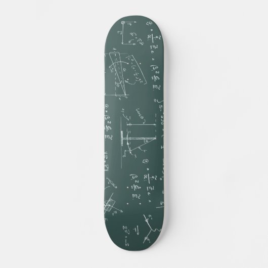 Physikdiagramme und -formeln skateboard (Vorderseite)