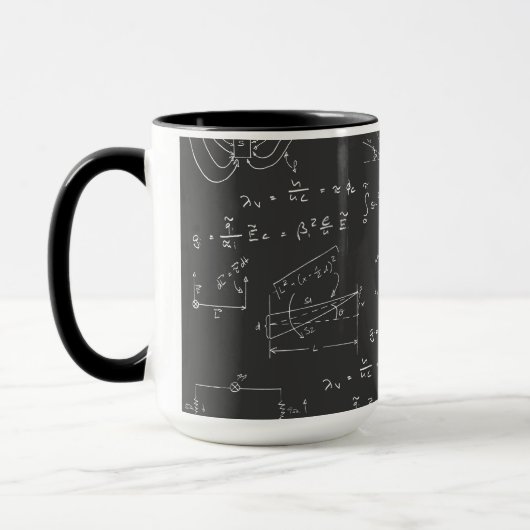 Physikdiagramme und -formeln tasse (Links)