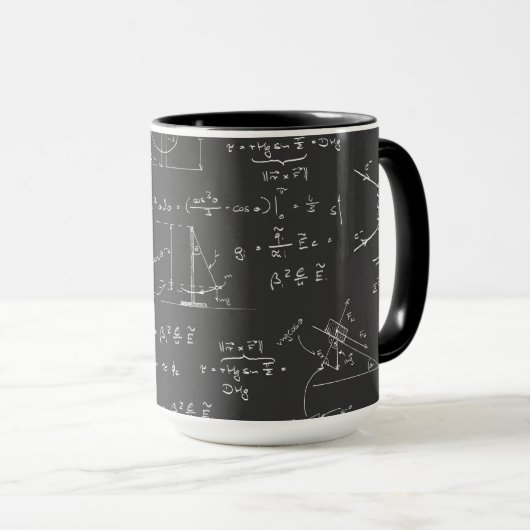 Physikdiagramme und -formeln tasse (VorderseiteRechts)