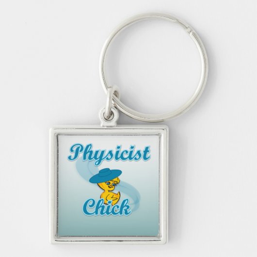 Physiker Chick #3 Schlüsselanhänger (Vorne)