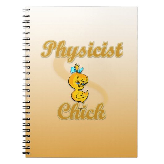 Physiker Chick Notizblock (Vorderseite)