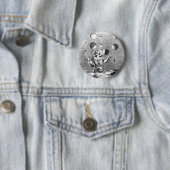 Physiker, der mit den Planeten jongliert Button (Beispiel)