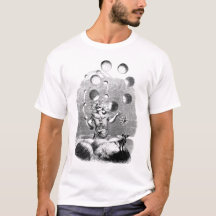 Physiker, der mit den Planeten jongliert