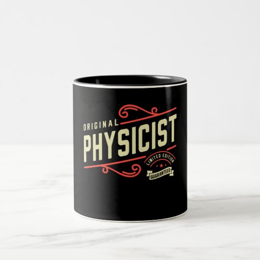 Physiker Funny Job Title Professionals Zweifarbige Tasse (Mittel)