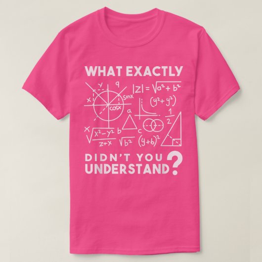 Physiker Funny Science Gift Idee Physikalische Mat T-Shirt (Design vorne)