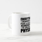 Physiker| Geschenk für Physik Kaffeetasse (Vorderseite Links)