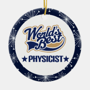 Physiker-Geschenk-Verzierung Keramikornament