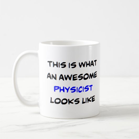Physiker, großartig kaffeetasse (Links)