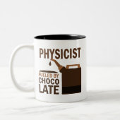 Physiker-(lustiges) Geschenk Zweifarbige Tasse (Links)