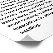 Physiker Poster (Ecke)