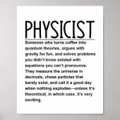 Physiker Poster (Vorne)