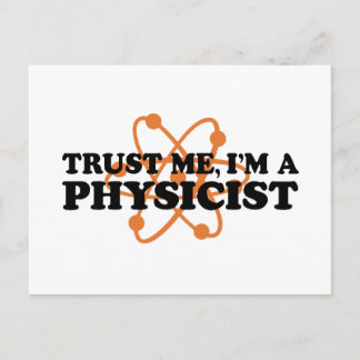 Physiker Postkarte