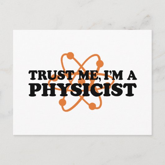 Physiker Postkarte (Vorderseite)
