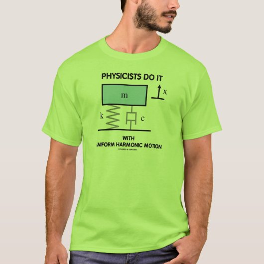 Physiker tun es mit einheitlicher harmonischer T-Shirt (Vorderseite)