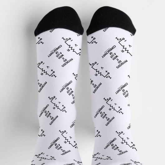 Physiker tun es mit viel Konduktivität Socken (Oben)