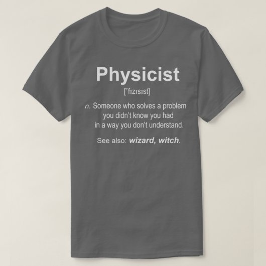 Physiker W T-Shirt (Design vorne)