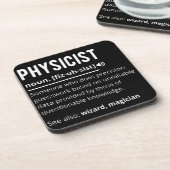 Physikerin Getränkeuntersetzer (Linke Seite)