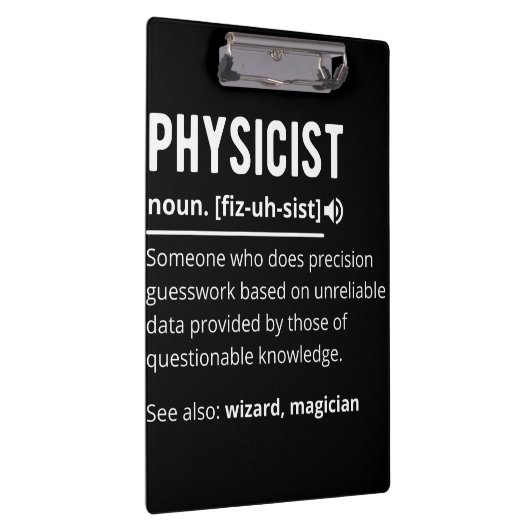 Physikerin Klemmbrett (Rechts)