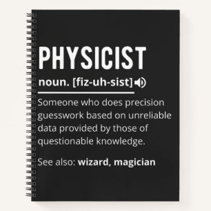 Physikerin Notizblock