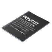 Physikerin Notizblock (Linke Seite)