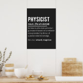 Physikerin Poster (Küche)