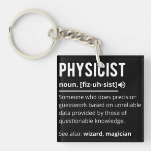 Physikerin Schlüsselanhänger