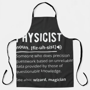 Physikerin Schürze